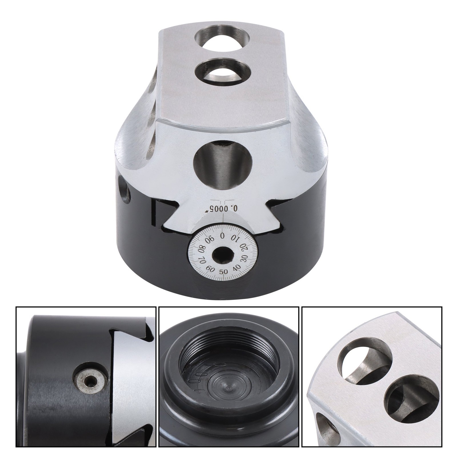 3" High Precision Boring Head 0.001 Radius 1-1/2-18" Thread Mount 1" Max Offset