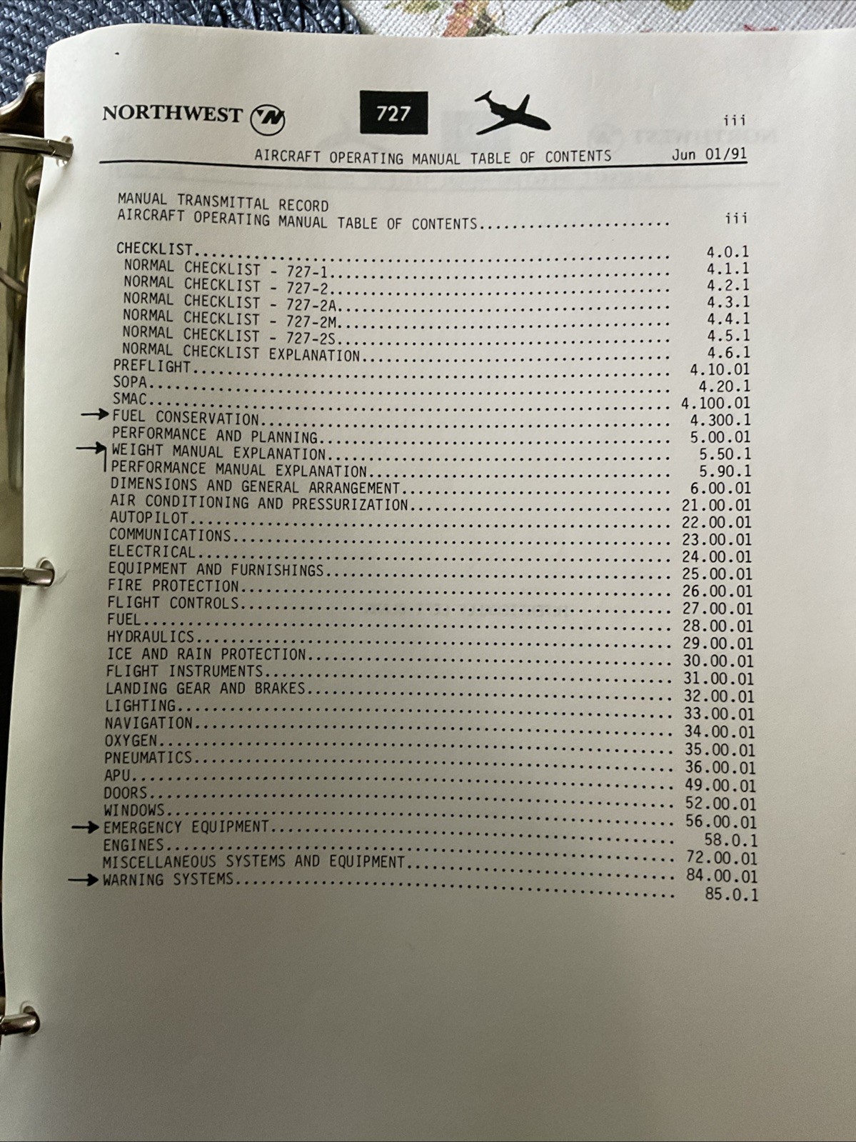 Boeing 727-200 Aircraft Operating Manual