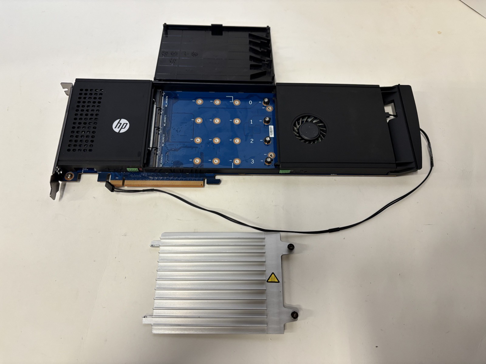 HP Z Turbo Drive Quad Pro 4x M.2 NVMe PCIe Adapter 841969-001 No SSD