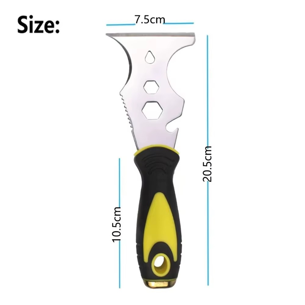 12-In-1 Paint Scraper Tool,Multi-Use Tough Scraper,Paint Scrapers for Wood,Putty
