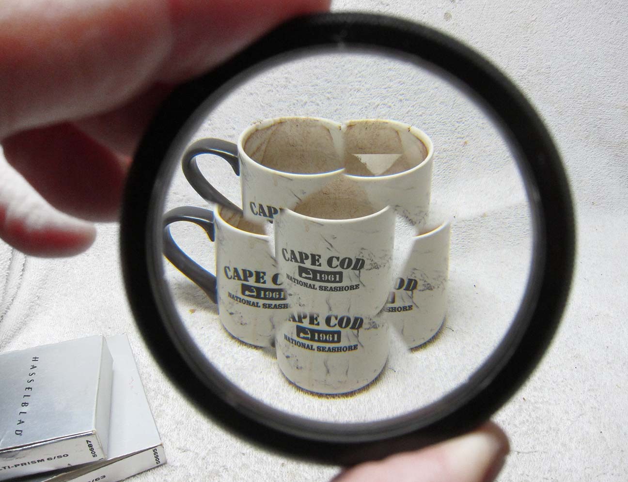 TWO Hasselblad/Zeiss MULTI-PRISM Filters 6/50 & 6/63  for 500 C/M. MINTY w/Box