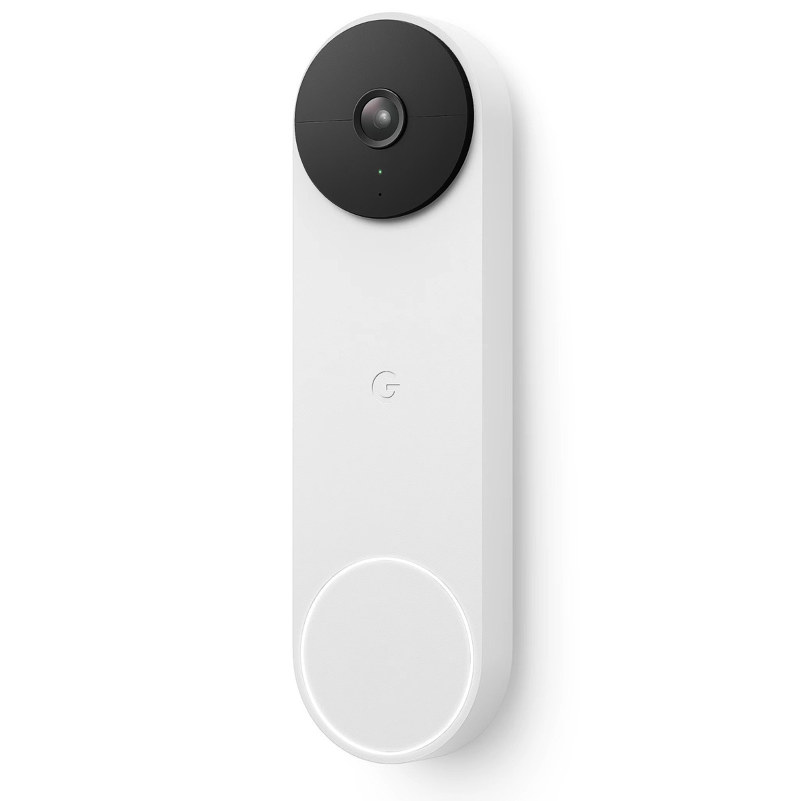 Google Nest Smart Wi-Fi Video Doorbell Battery Operated Snow White