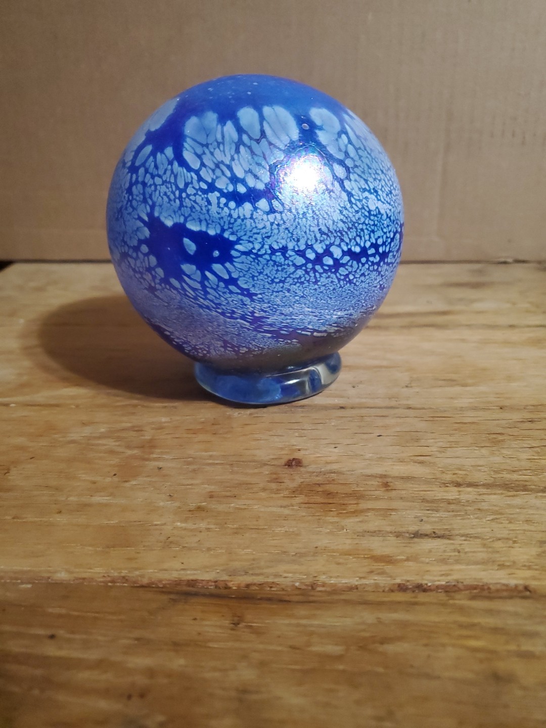 The Glass Forge 2008 Blue/White Globe