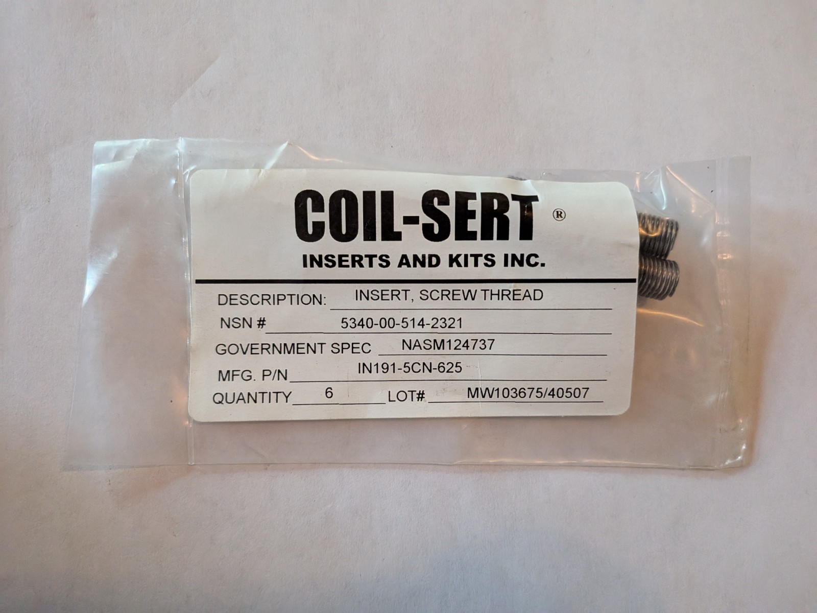COIL-SERT Complete 5/16-24 Thread Repair Kit E72
