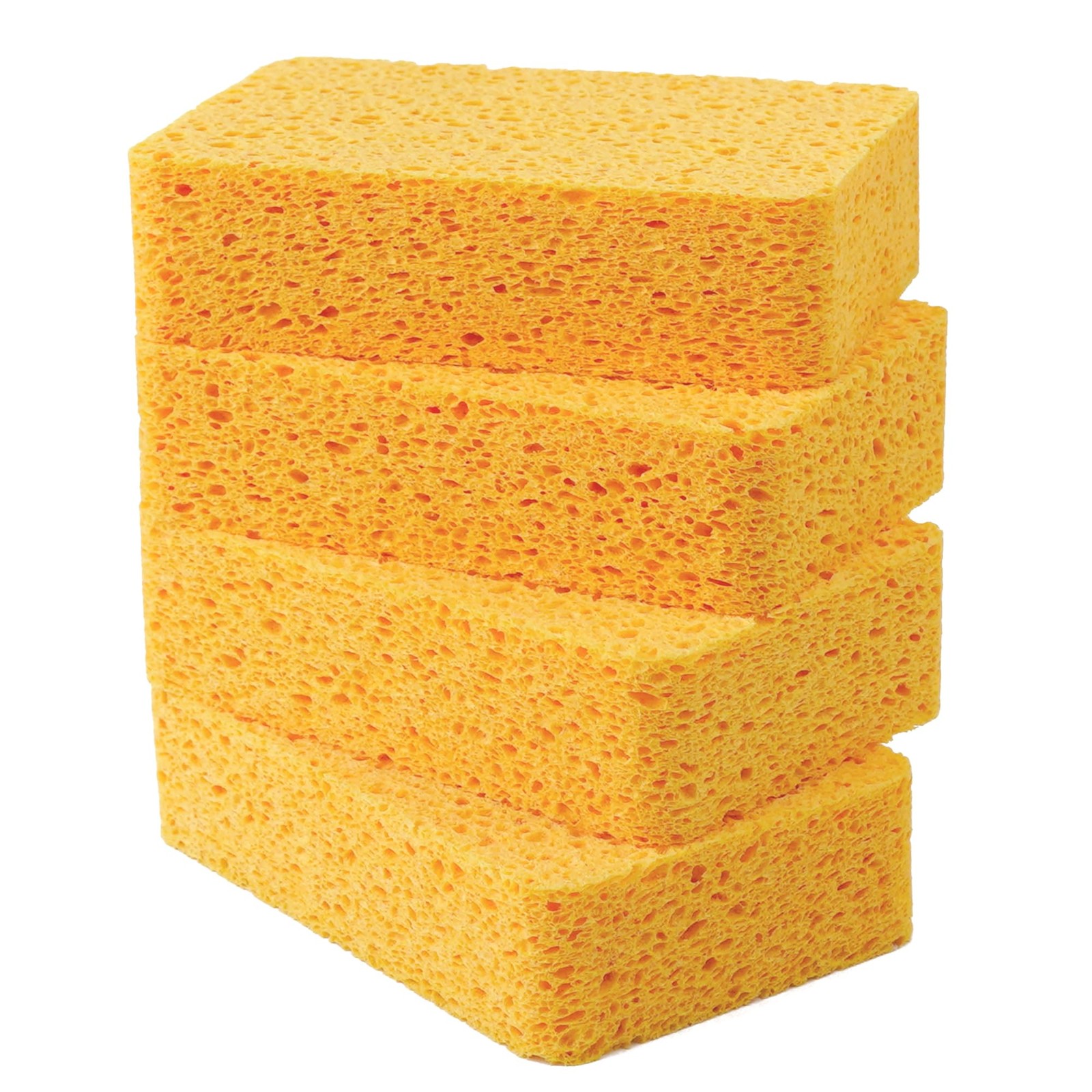 NBStarTech Kitchen Sponges – 4 Pack Large Cellulose Dish Original, Beige