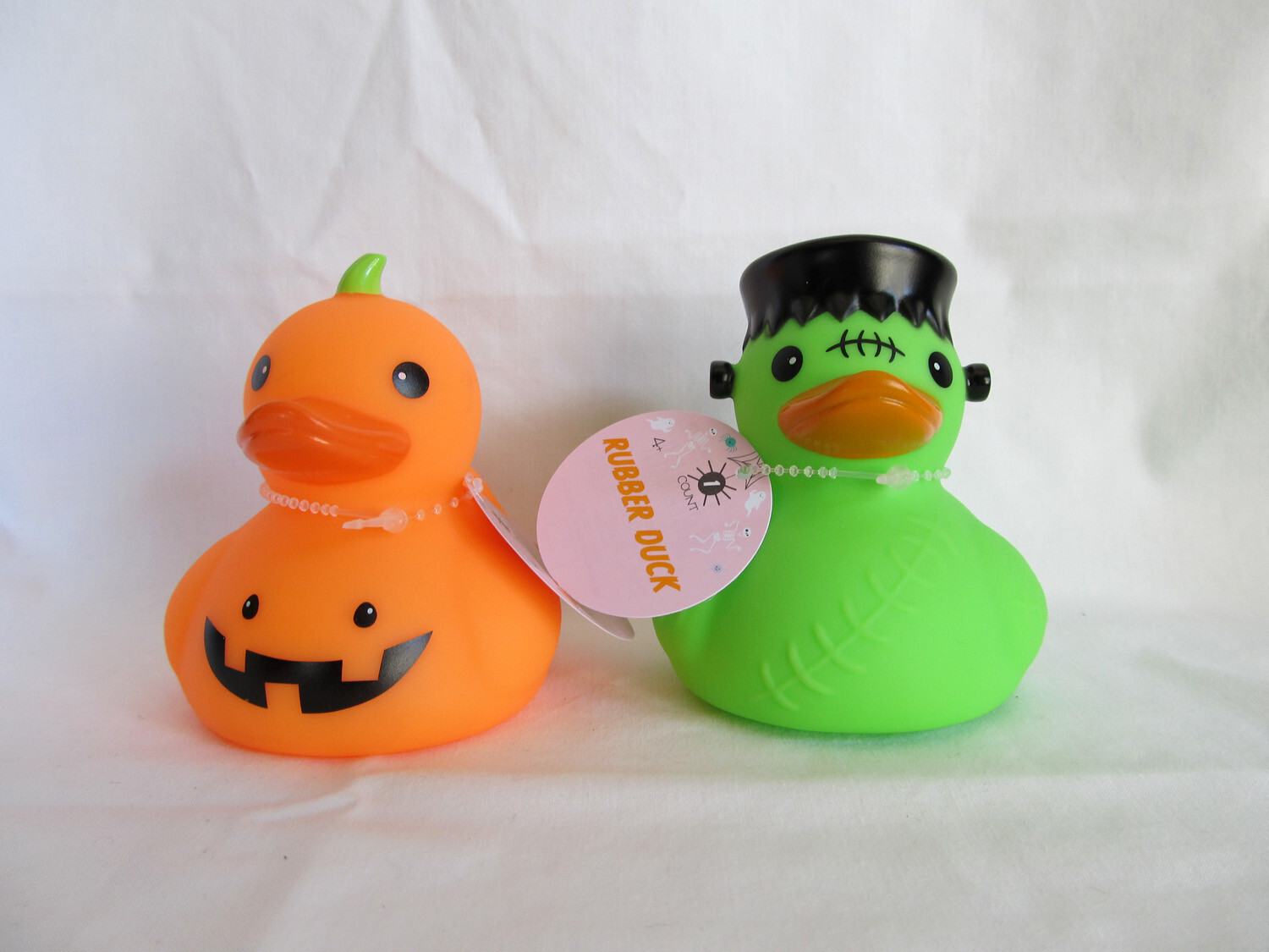 2 New Halloween Frankenstein & Pumpkin Rubber Duck Target Playground 2023