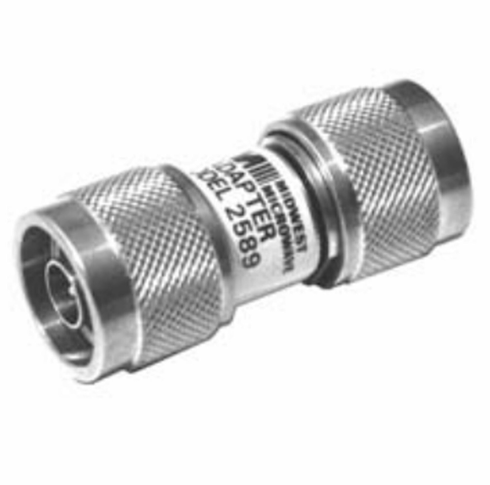 1pc MIDWEST MICROWAVE ADT-2589-MM-NNN-02 RF ADAPTER N-Male Plug to N-Male Plug
