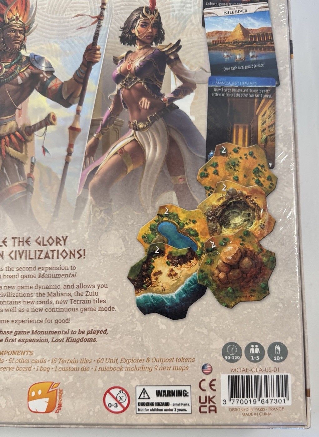 Funforge Monumental: African Empires Civilization Box Matthew Dunstan