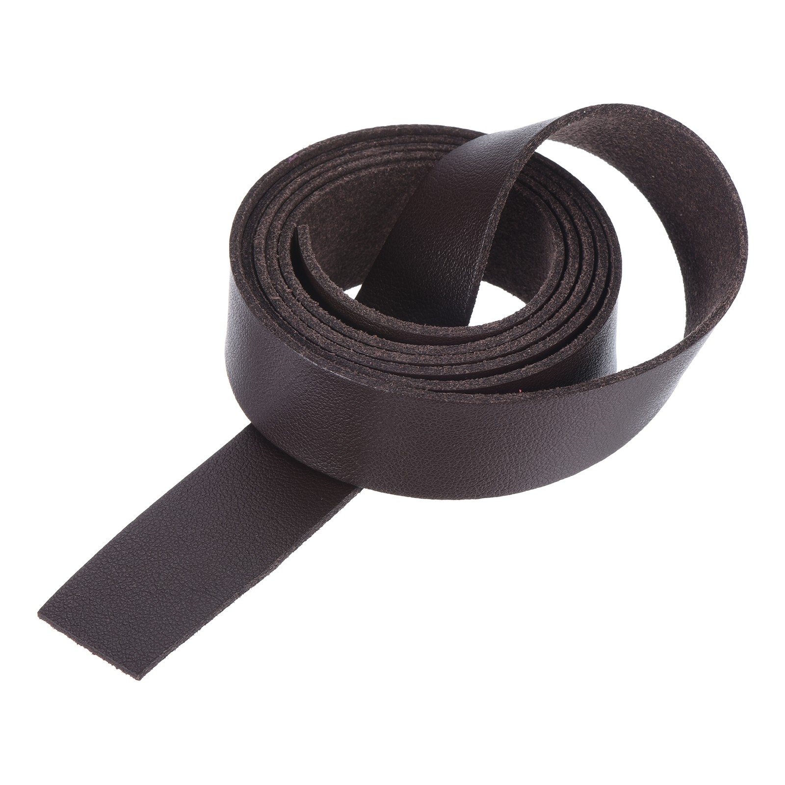 Leather Straps Strip Belt 2cm(0.8" Width) Leather Strips Dark Brown