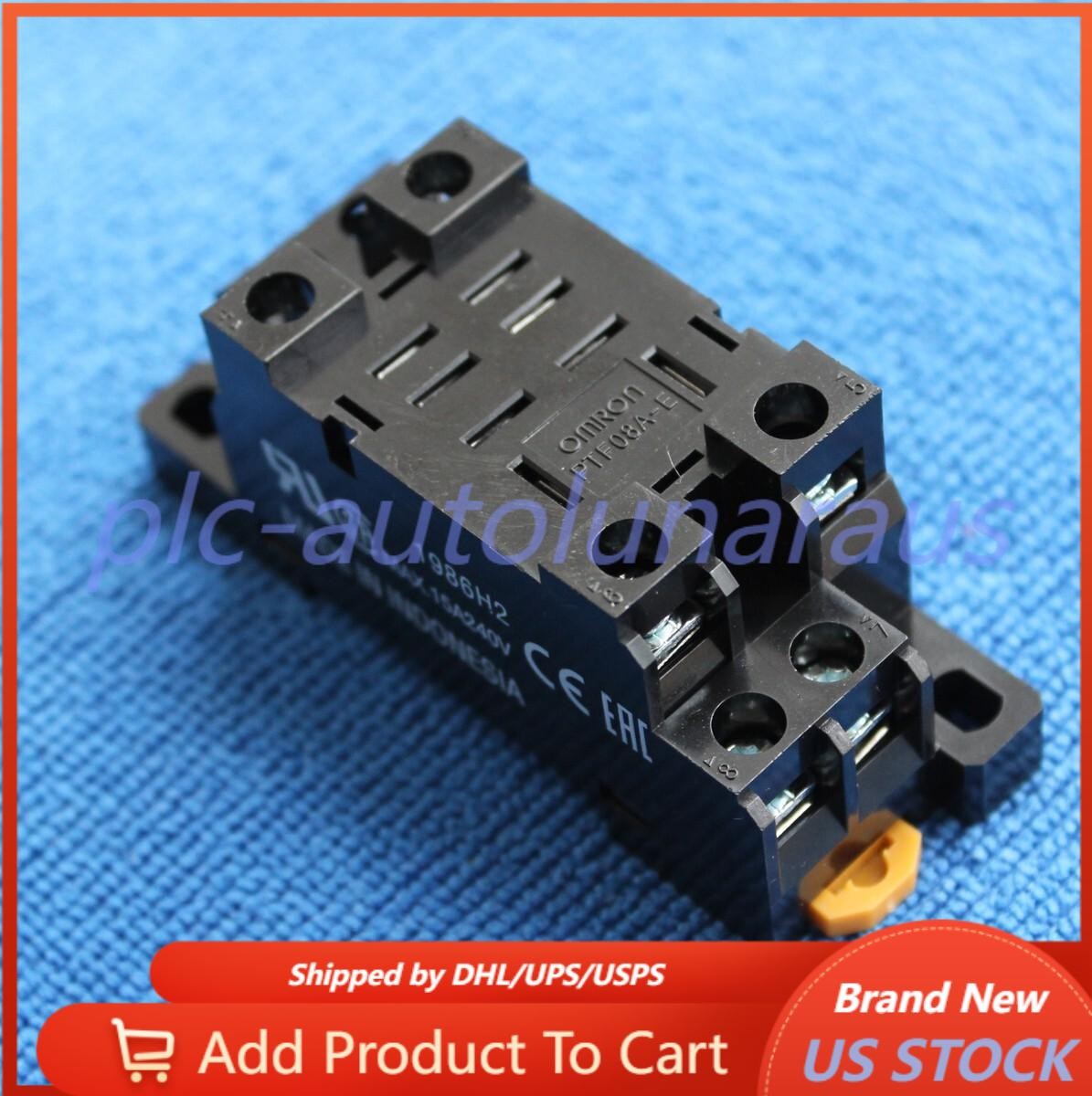 1pcs Omron PTF08A-E Relay Base Socket 8 Pin,Use for LY2N-J HH62P NEW US Free TAX