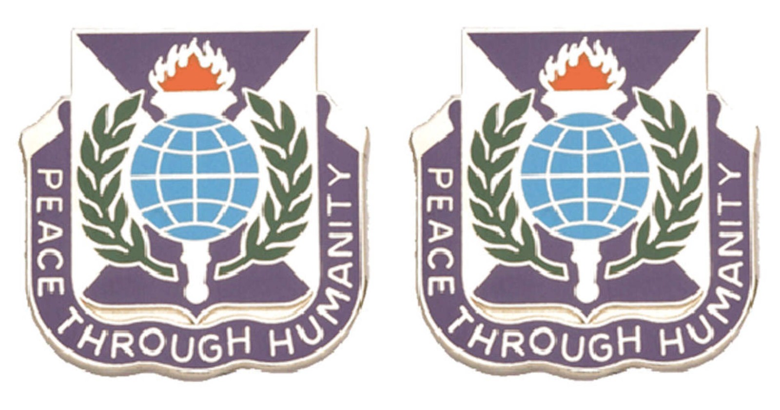413th CIVIL AFFAIRS BATTALION Distinctive Unit Insignia - Pair