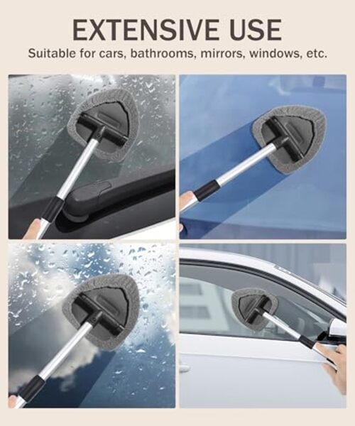 Windshield Cleaner Inside,Car Window Cleaner,Car Cleanser Brush,Car
