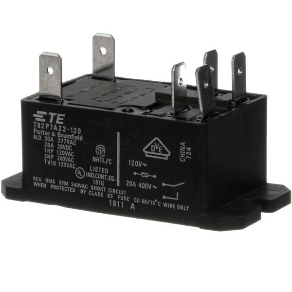 Baxter 01-1000V6-00225 Relay DPST 120V 30A New OEM + Free Shipping