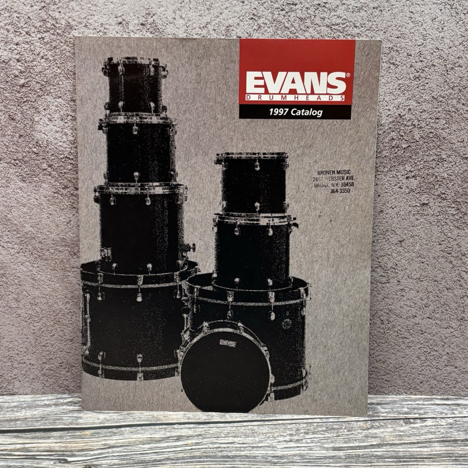 Evans Drumheads 1997 Product Catalog Vintage D'Addario Percussion Brochure🌸