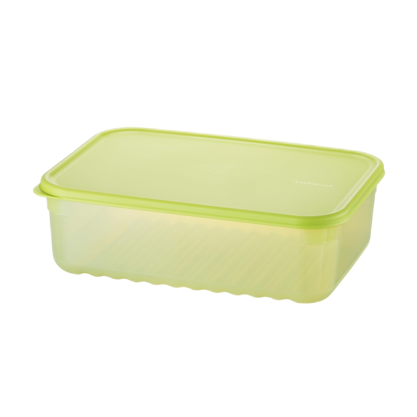 LocknLock HLE5600 Fresh-Block Plastic Food Storage Container with 3.2L, Green