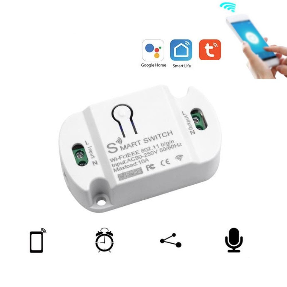 10A for Wifi Switch App Timer for Smart Home Automation Voice Controller