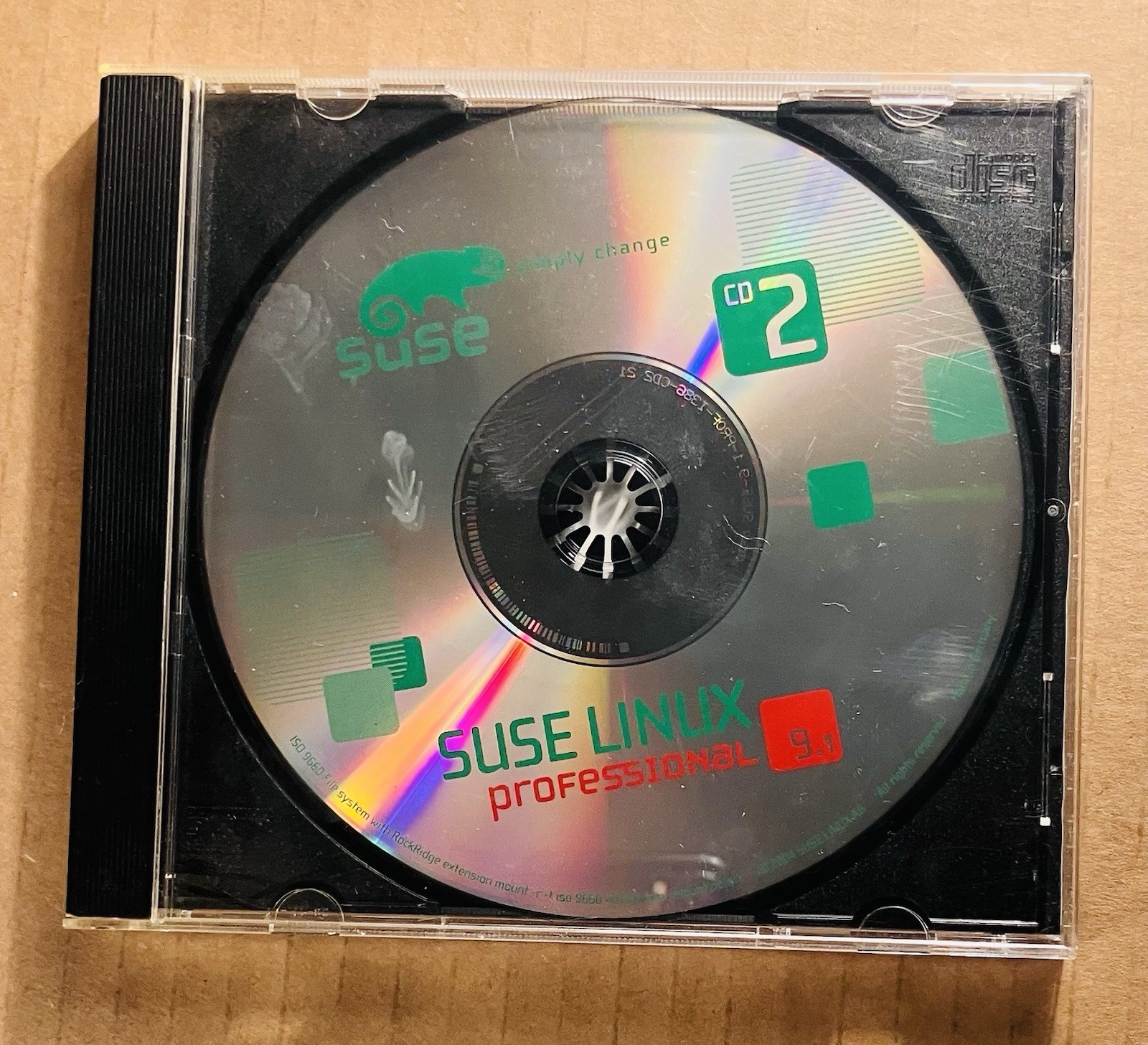 SUSE Linux Professional 9.1 Complete 5 Disc CD Set 2004 Vintage Software