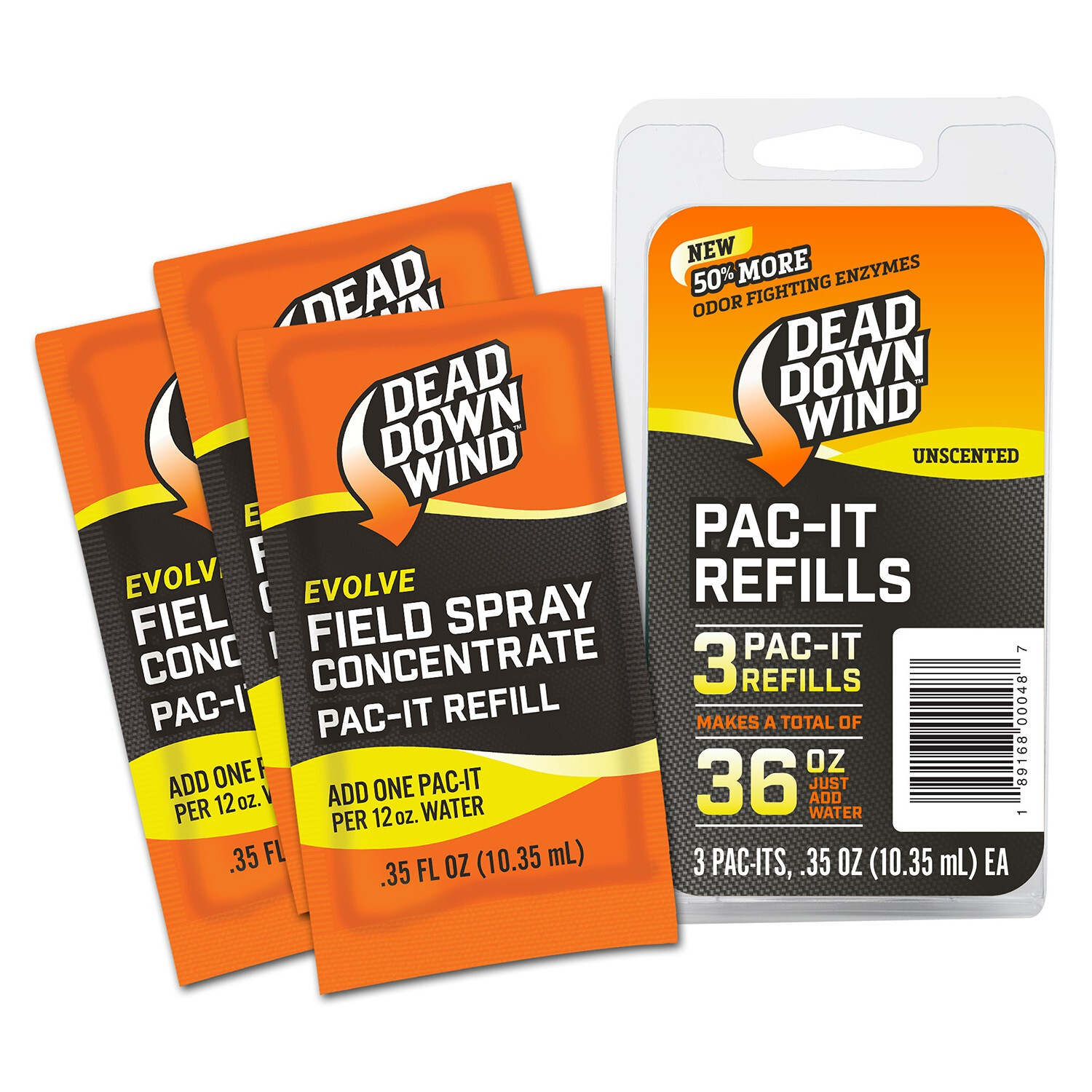 Dead Down Wind Pac-It Refills ~ Field Spray Concentrate ~ FREE SHIPPING