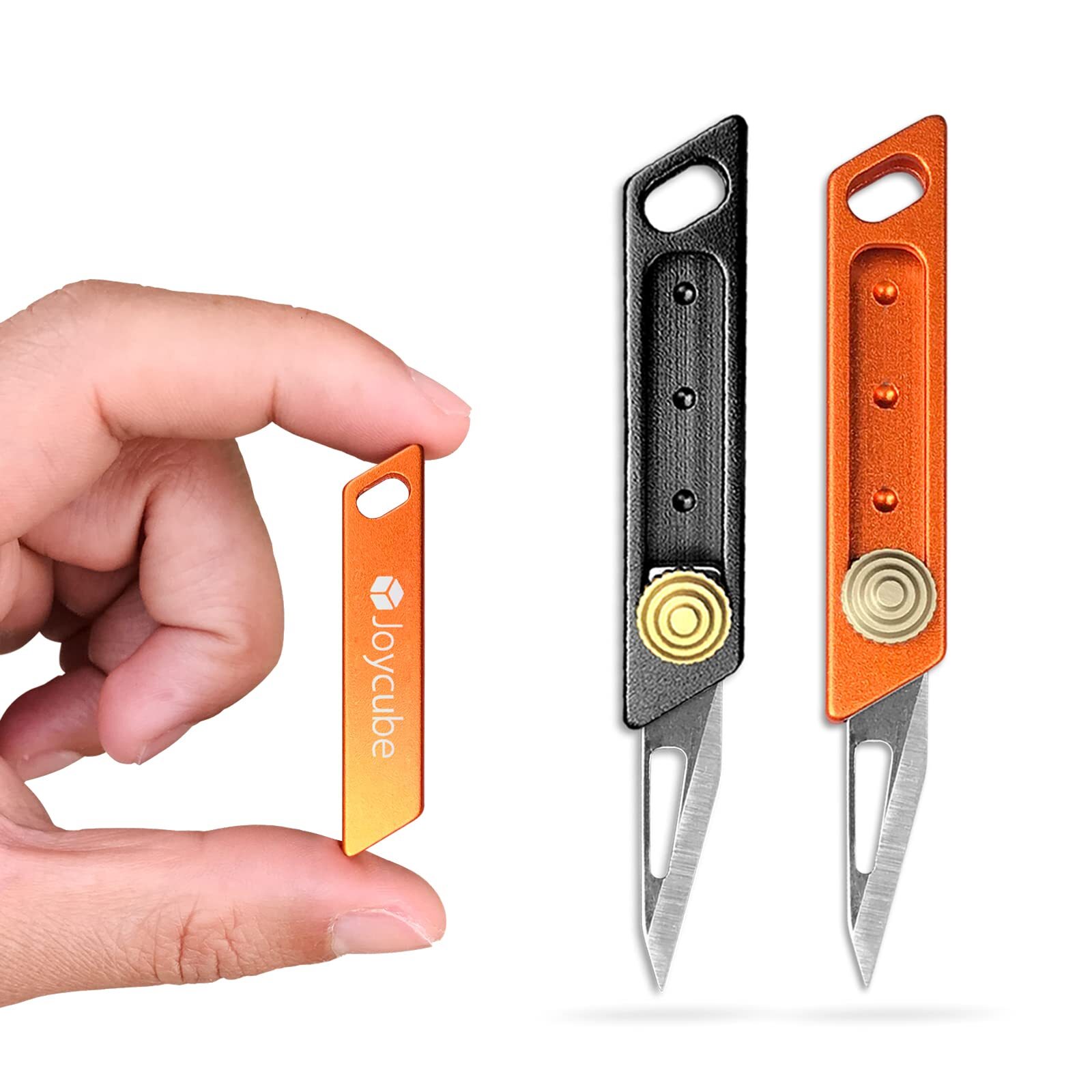 2Pack Mini Utility Knife Box Cutter, Compact Retractable Package Letter Opene...