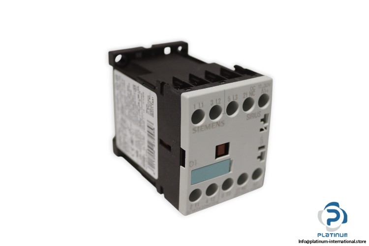 SIEMENS 3RT1017-1KB42 POWER CONTACTOR_ 011209 272958_3 NO+1 NC_17 … 30 V