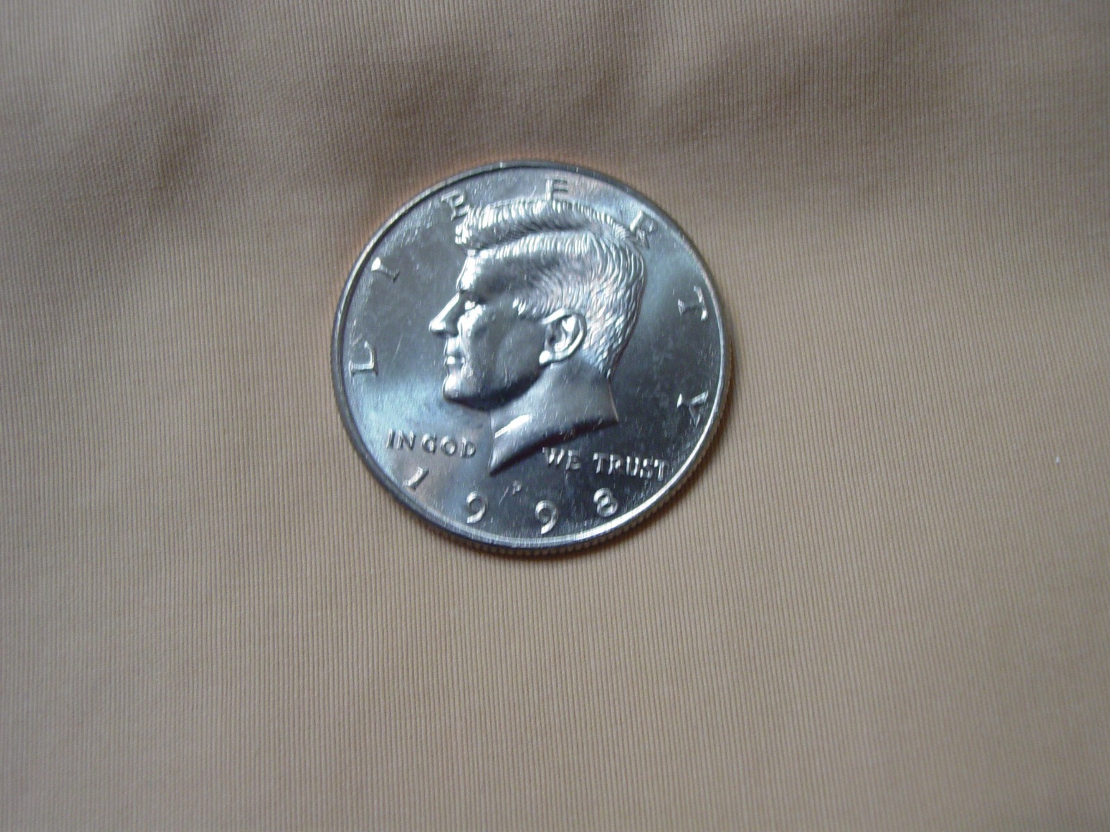 1998 P Kennedy Half Dollar From A BU Bank Roll. Nice Coin!