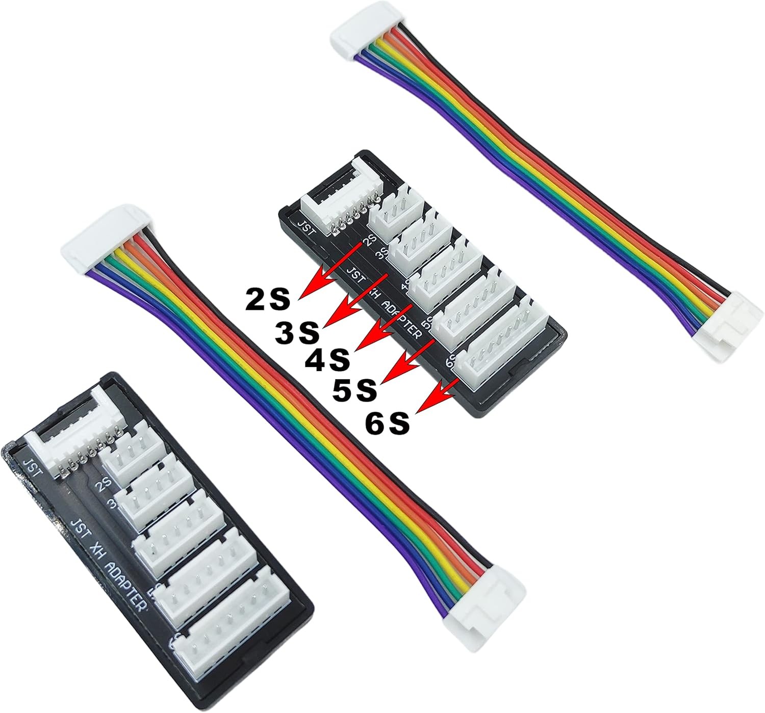 2Pack JST-XH Balance Board 2-6S Lipo Battery Charger Extend Expansion Board...