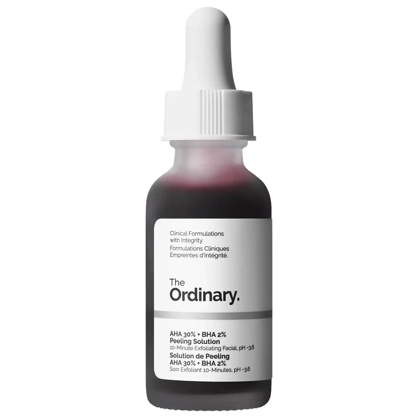 NIB The Ordinary AHA 30% + BHA 2% High-Strength Peeling Solution Brightening 1oz