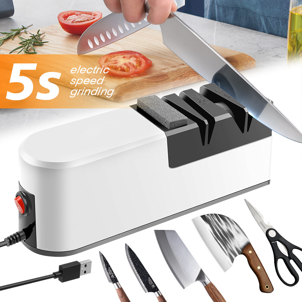 Professional Electric Knife Sharpener Kitchen Sharpening Stone Grinder knives