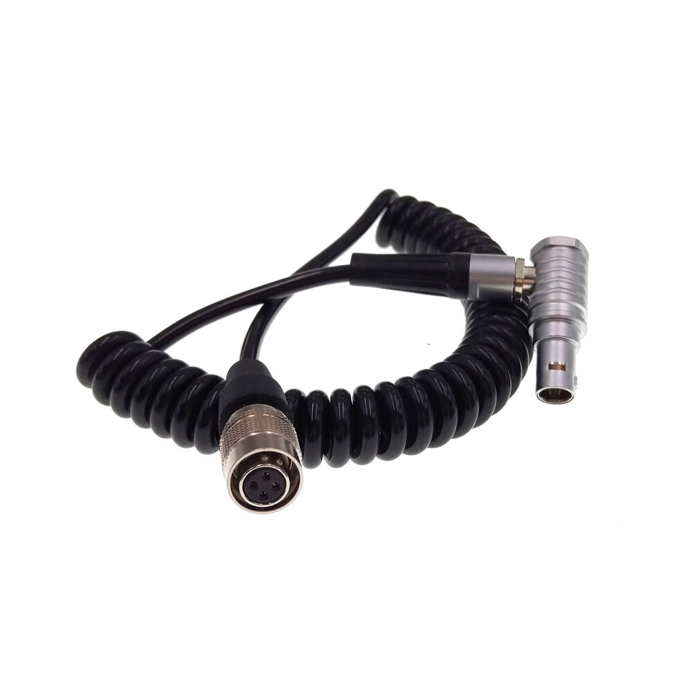 Hirose 4pin Female to 0B 2pin male Power Cable for AC7 DP7 monitor