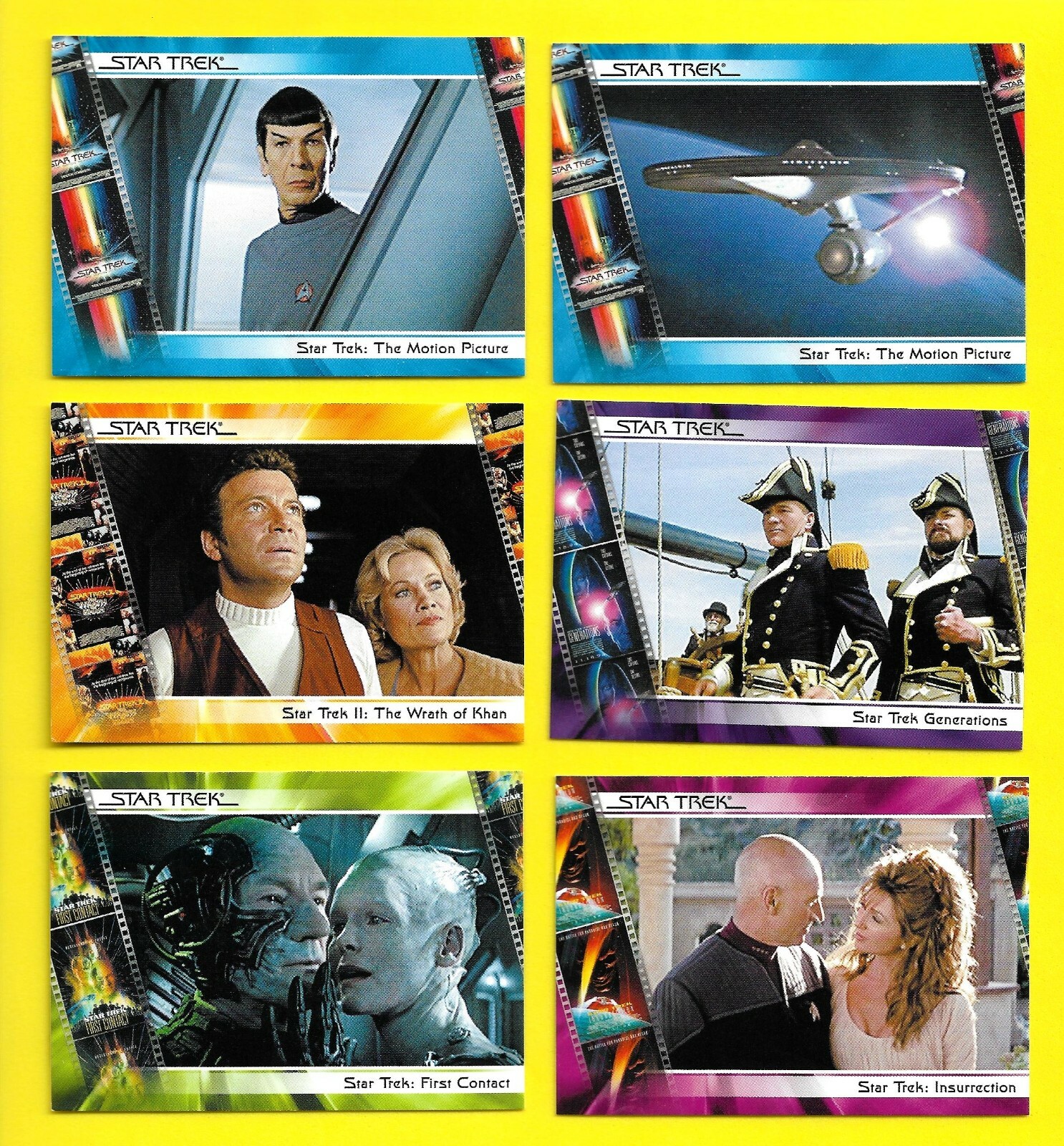 2007 Rittenhouse The Complete Star Trek Movies Base Cards #s 1-90 You Pick Card