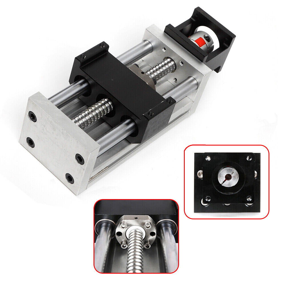 0.05mm Precision Ballscrew Linear Slide Stage Nema23 Easy Servo Motor CNC Kit