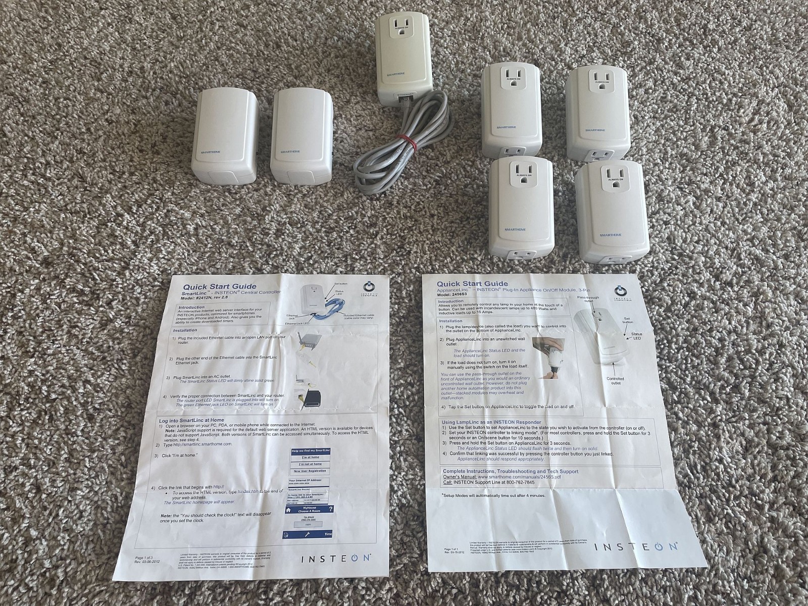 Smarthome Controller System - Exc Condition - SmartLinc 2412N, 2456S, 2443