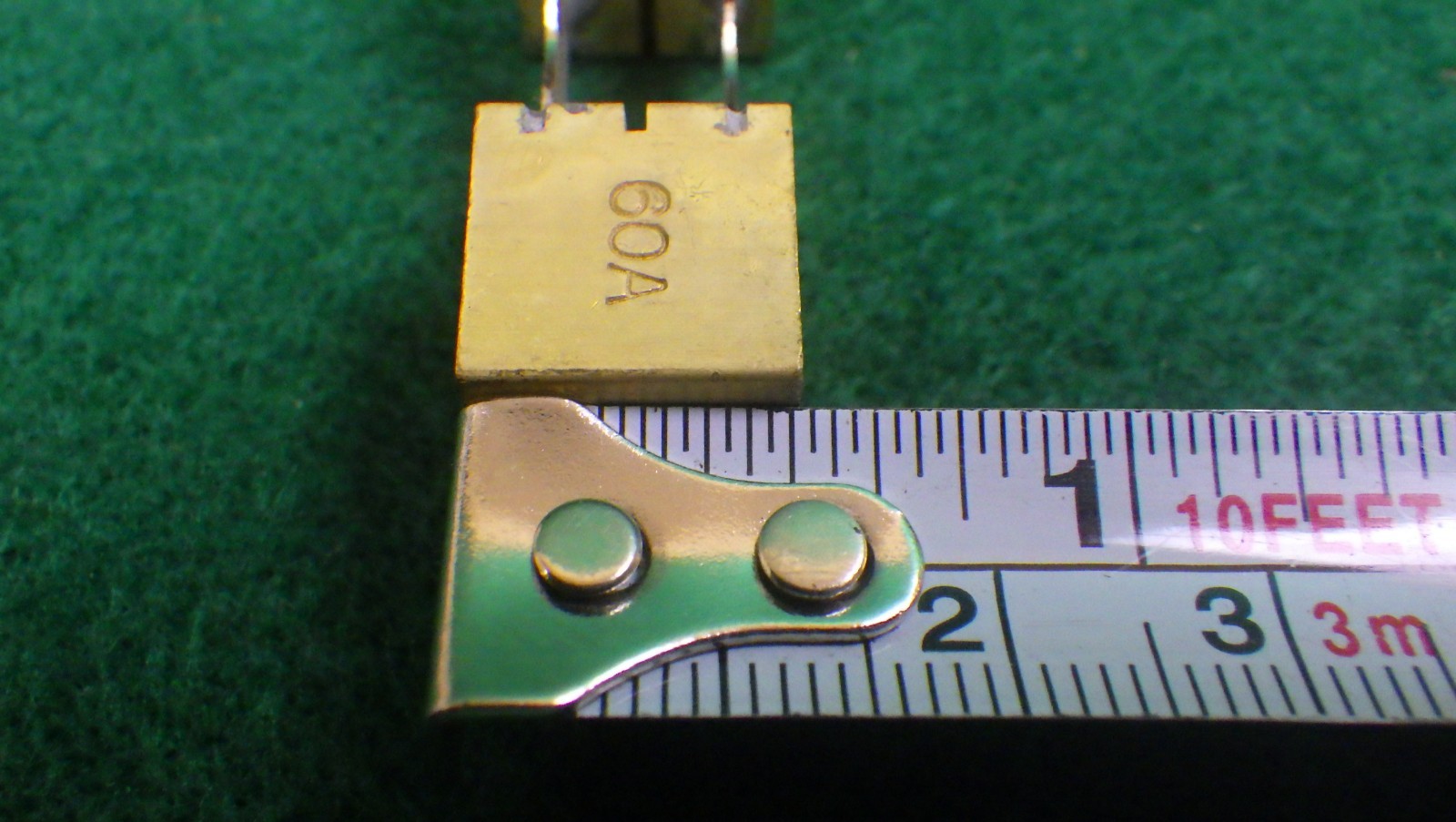 NOS Vintage Electronics Brass Shunt 60A 50mV Mini