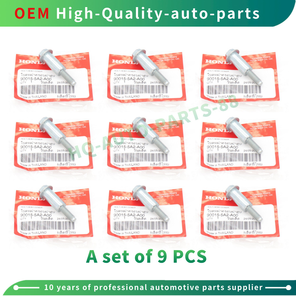 9 PCS OEM Valve Cover Bolt fits 13-17 Accord 2.4L 15-19 CR-V 15-20 TLX 2.4L