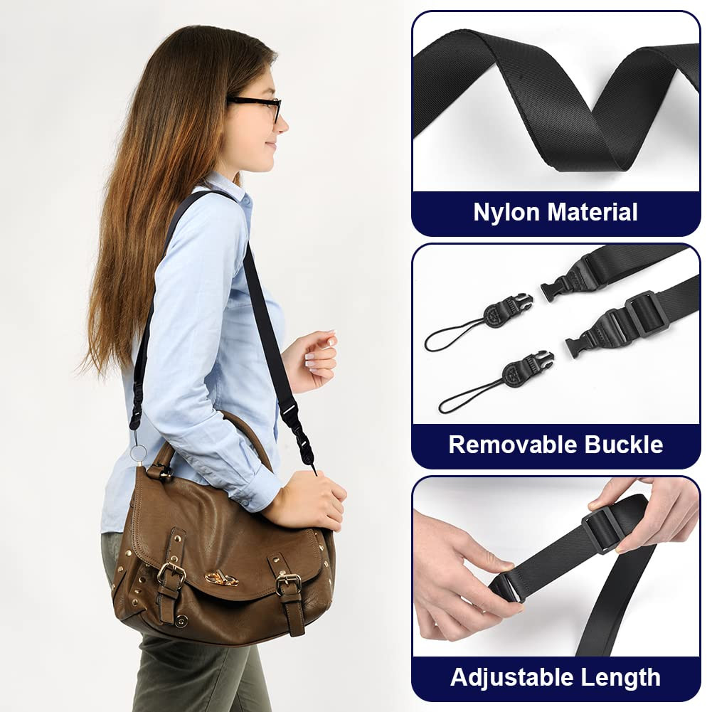 3 PACK Adjustable Shoulder Strap, Durable Nylon Neck Portable Lanyard, Suitab...