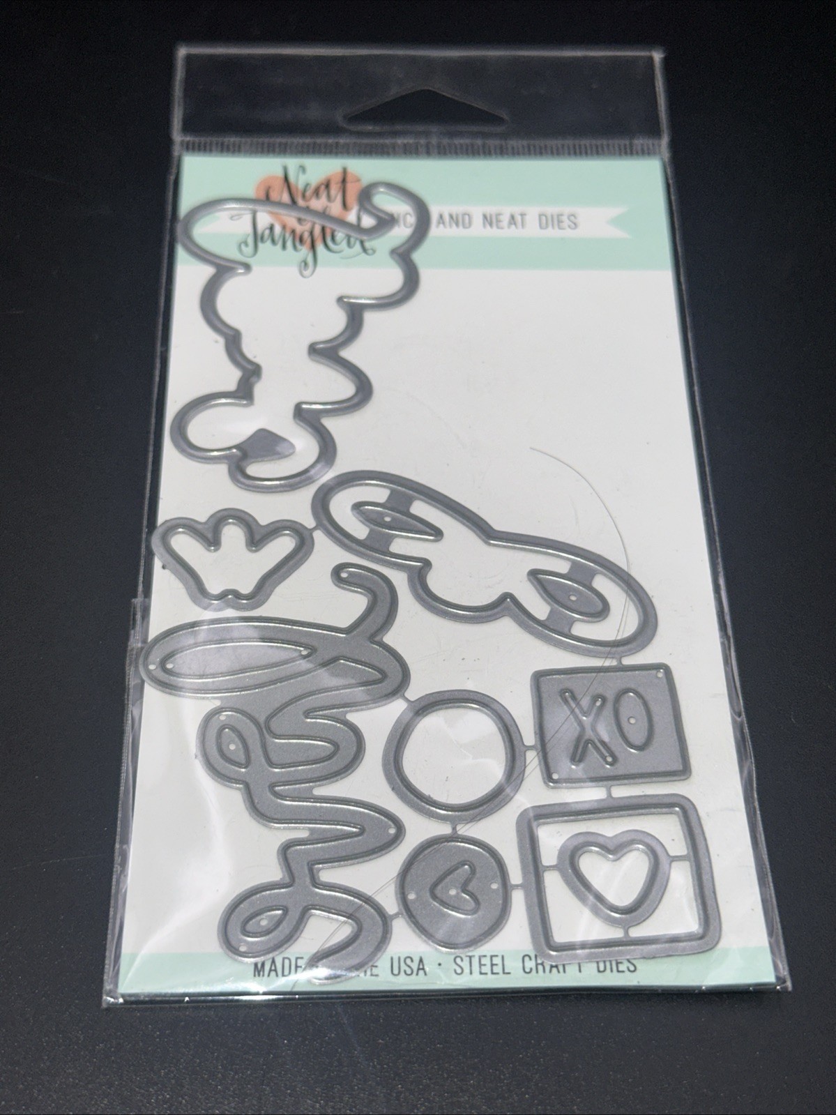 Neat & Tangled - Love Notes Coordinating Dies Steel Craft made in USA