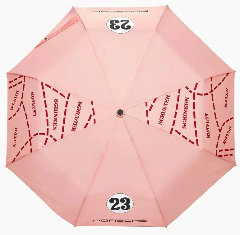 Porsche Folding Umbrella 917 Pink Pig