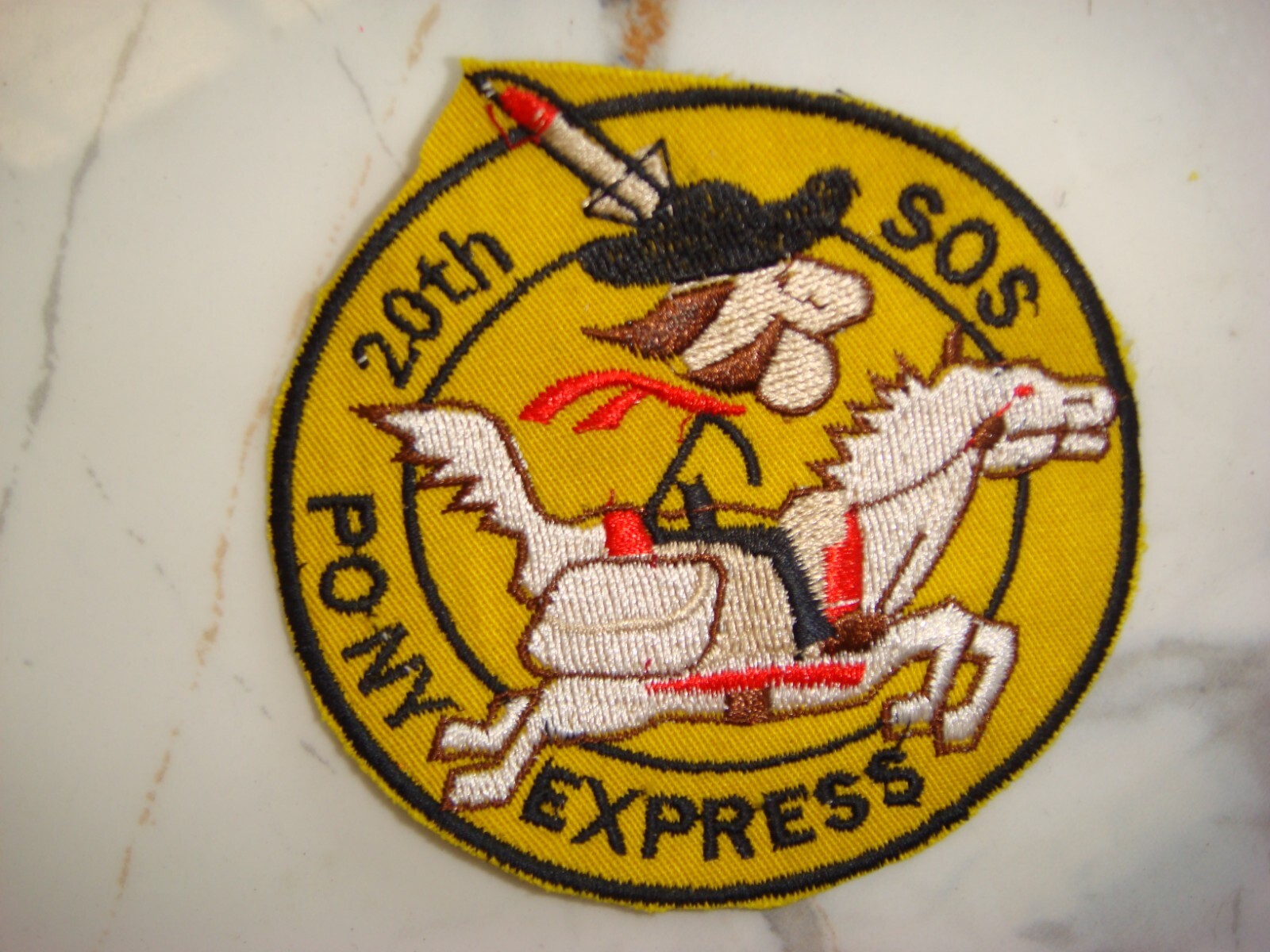 US 20th SPECIAL OPERATION SQUADRON " PONY EXPRESS " VIETNAM WAR PATCH