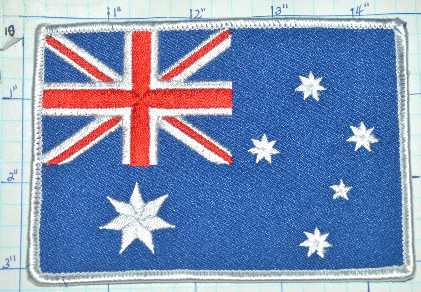 AUSTRALIA, VINTAGE 3" X 4.5" EMBROIDERED PATCH