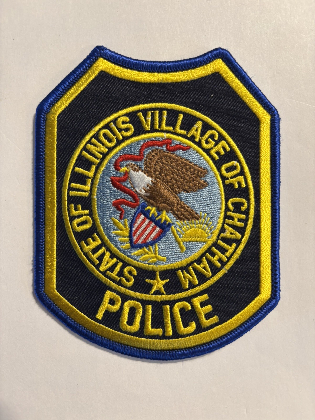 VILLAGE of CHATHAM,  IL             Police Department Patch