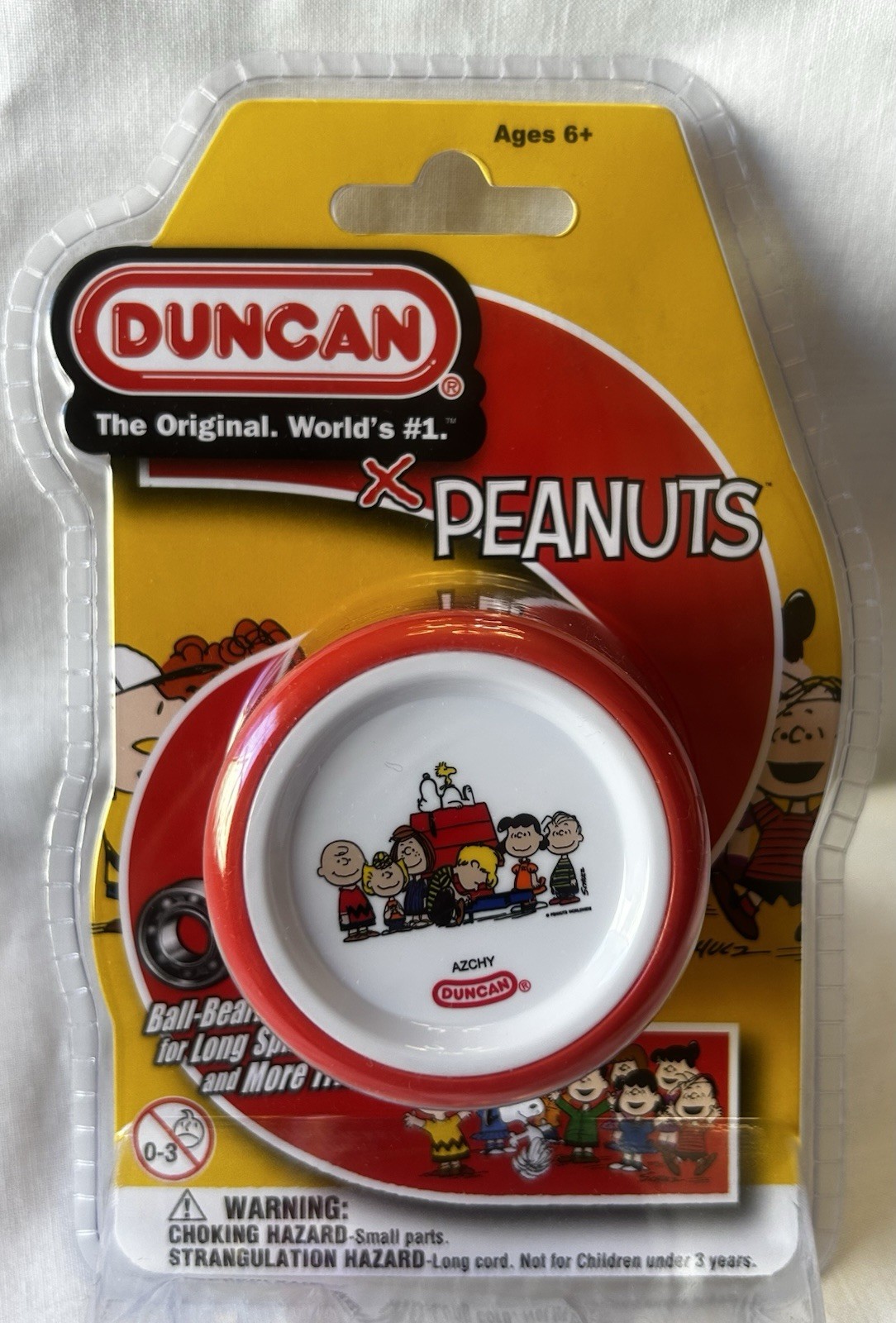 Duncan Peanuts Butterfly XT Yoyo With Ball Bearing Axle.