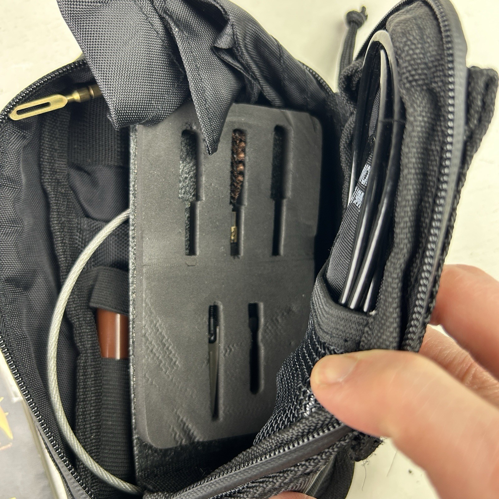 OTIS IWCK 9mm .45 GUN CLEANING KIT CASE pack Black