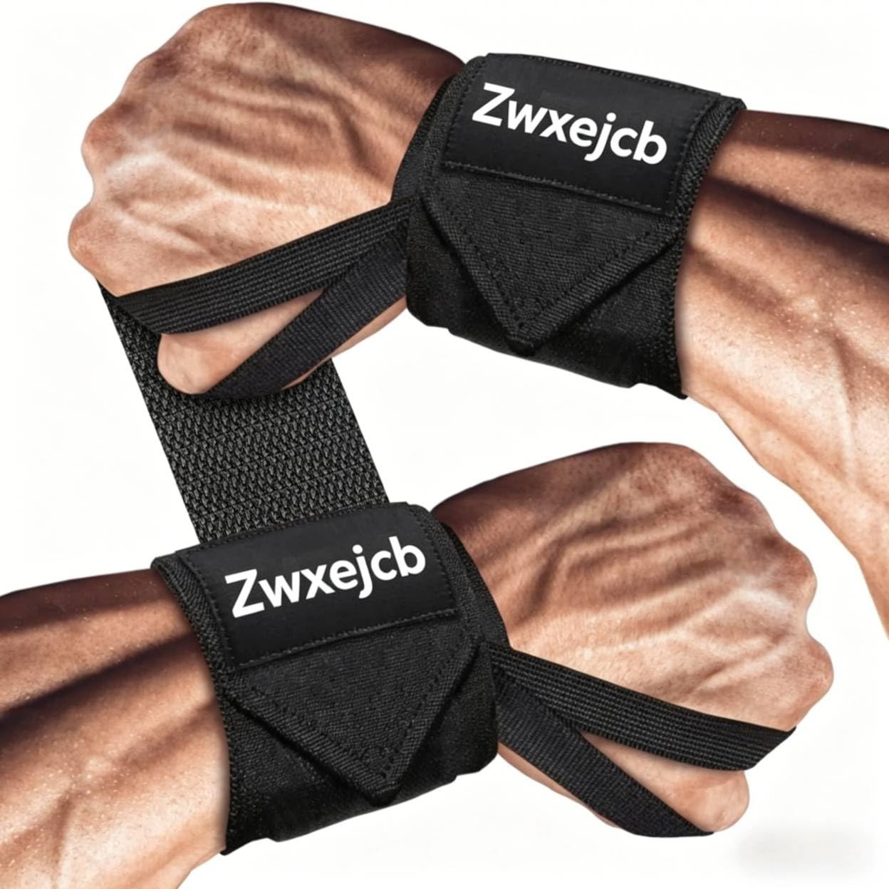 Weightlifting Wrist Wraps - Heavy-Duty Support for Gym, Bench Press, and Push...