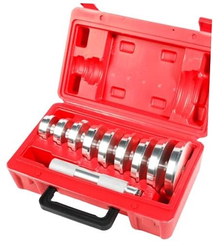 Bushing Driver Set, Bearing Race and Seal Driver Set with Seal Driver and 9