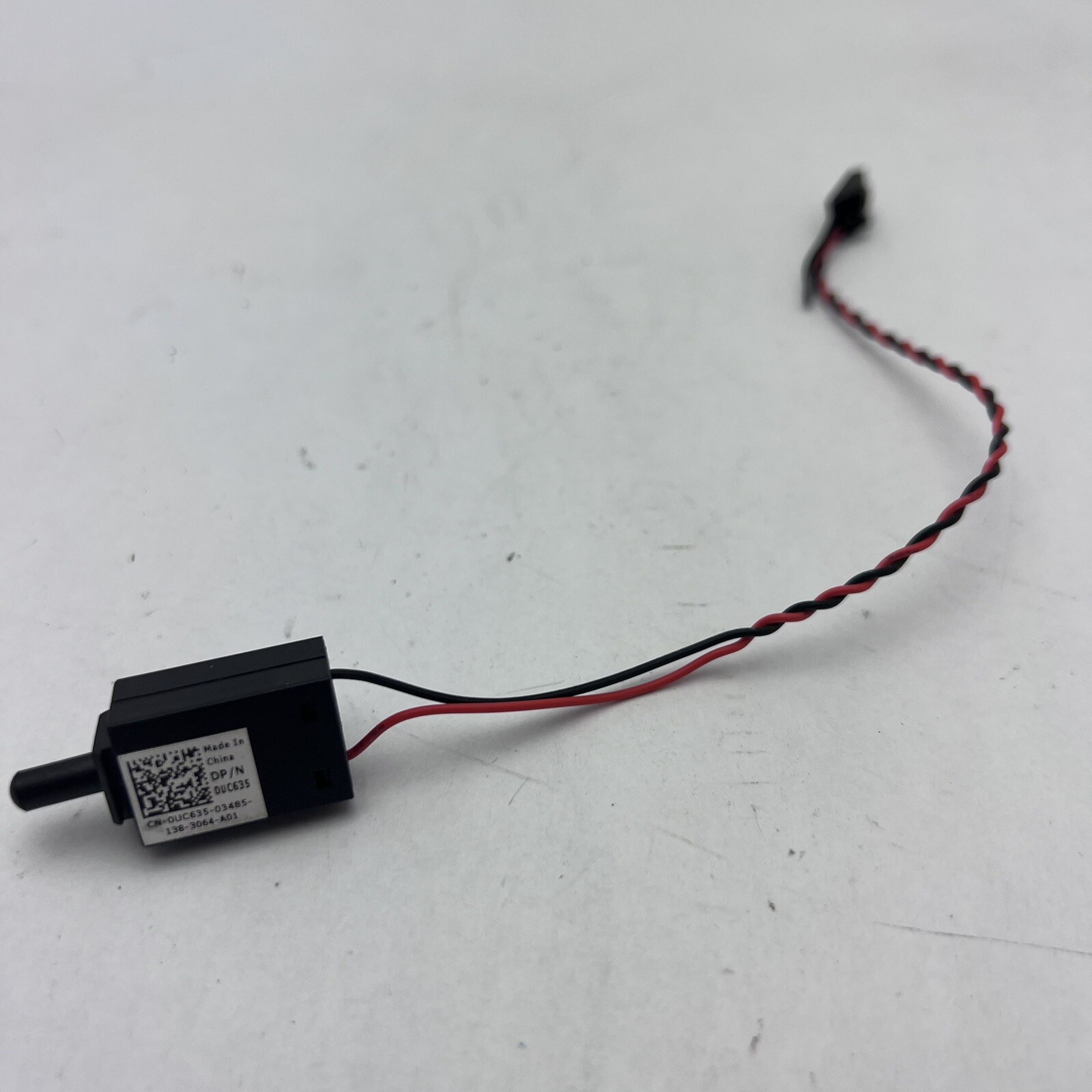 PC MOTHERBOARD INTRUSION SWITCH (OUC635) PUSH BUTTON 3-PIN CONNECTOR 7 INCH CORD