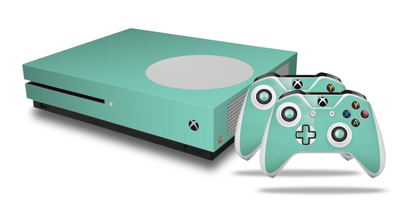 Skin XBOX One S Console Controller Solids Collection Seafoam Green