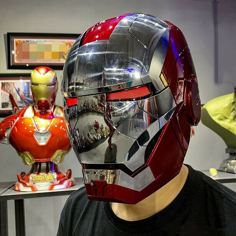 IN STOCK !!! AUTOKING Iron Man Helmet MK5 Electronic Voice Activated Open&Close
