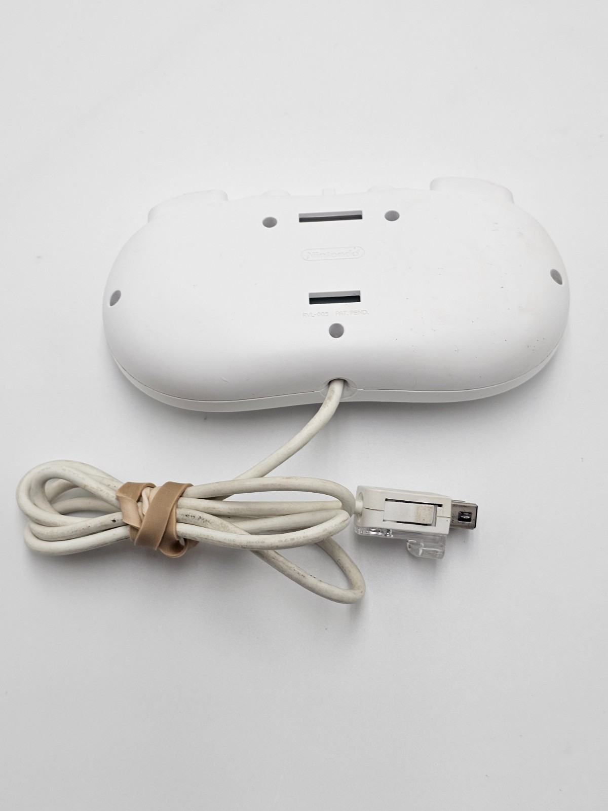 Nintendo Wii OEM Classic White Controller RVL-005