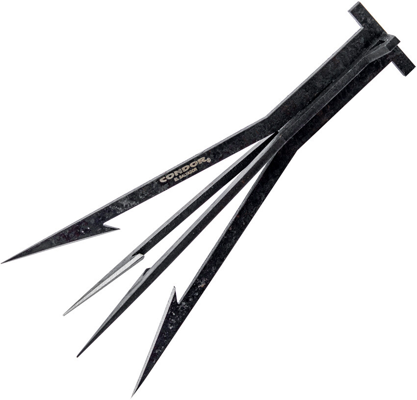 Condor Black 1075HC Steel 6" Tantar Harpoon 1075 Carbon Steel w/ Sheath 11559HC