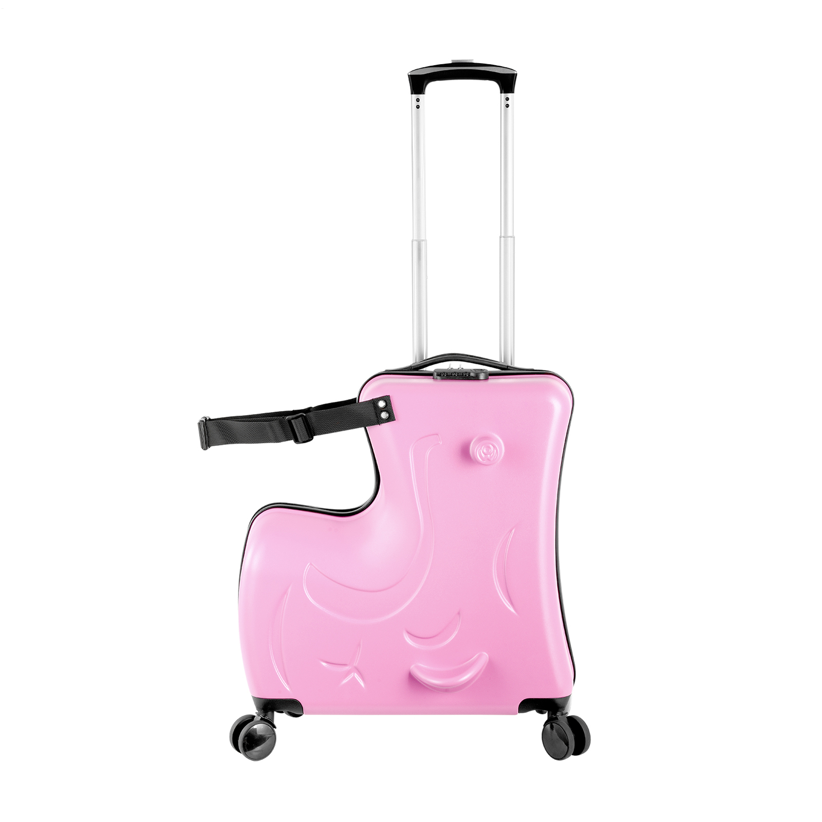 24" Kids Ride-On Suitcase & Duffel Bag Wheeled Carry-On Luggage 6-12 years old